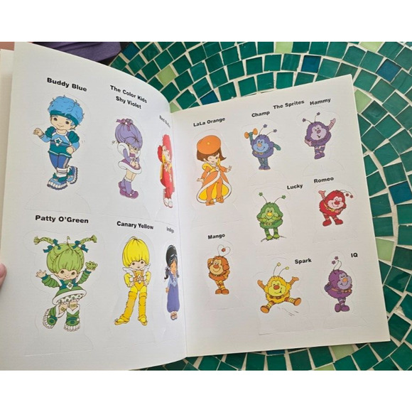 RAINBOW BRITE Scholastic books stickers paper dolls coloring NWOT - Picture 12 of 14